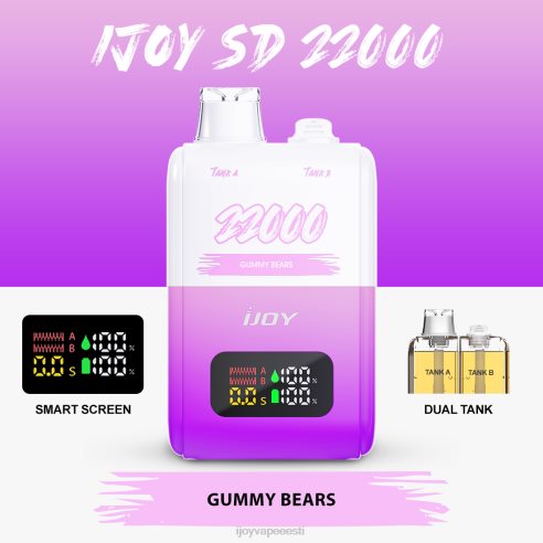 iJOY vape flavors - iJOY SD 22000 ühekordselt kasutatavad 4X48HF154 kummikarud